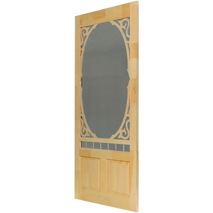 KIBY Unfinished Pine Slab Screen Doors & Reviews Wayfair